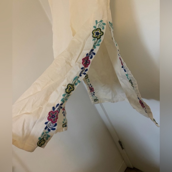 Lisa Curran Embroidered White Kaftan Dress - Picture 5 of 8